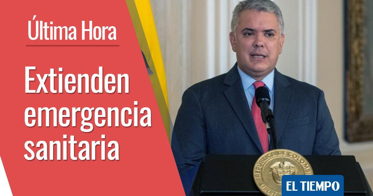 ELTIEMPO's tweet photo. ATENCIÓN 🚨 Duque anuncia prórroga de emergencia sanitaria y llegada de más vacunas ► https://t.co/X5rgeUgKfO https://t.co/7aC72ytaUx