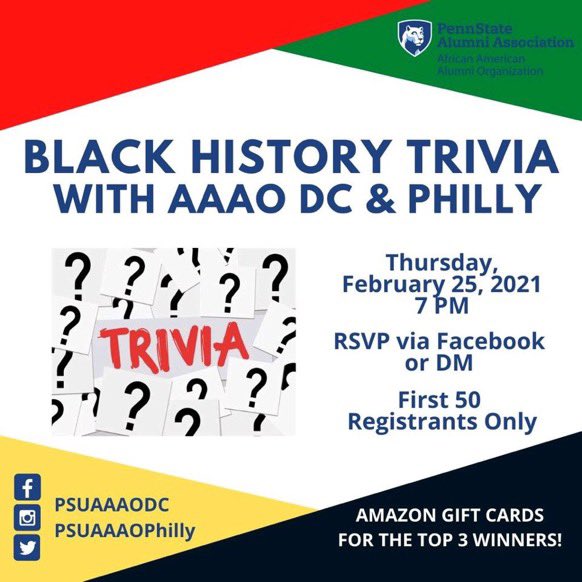 PSUAAAOPhilly's tweet photo. Lest than 30 mins left... see you there! https://t.co/lBmeE1MBfS