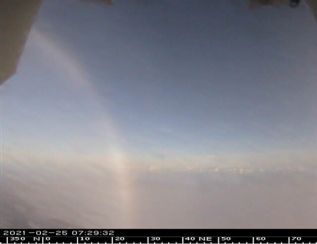 Another webcam atop Mauna Kea also caught faint rainbow this morning.
x.com/NWSHonolulu/st…