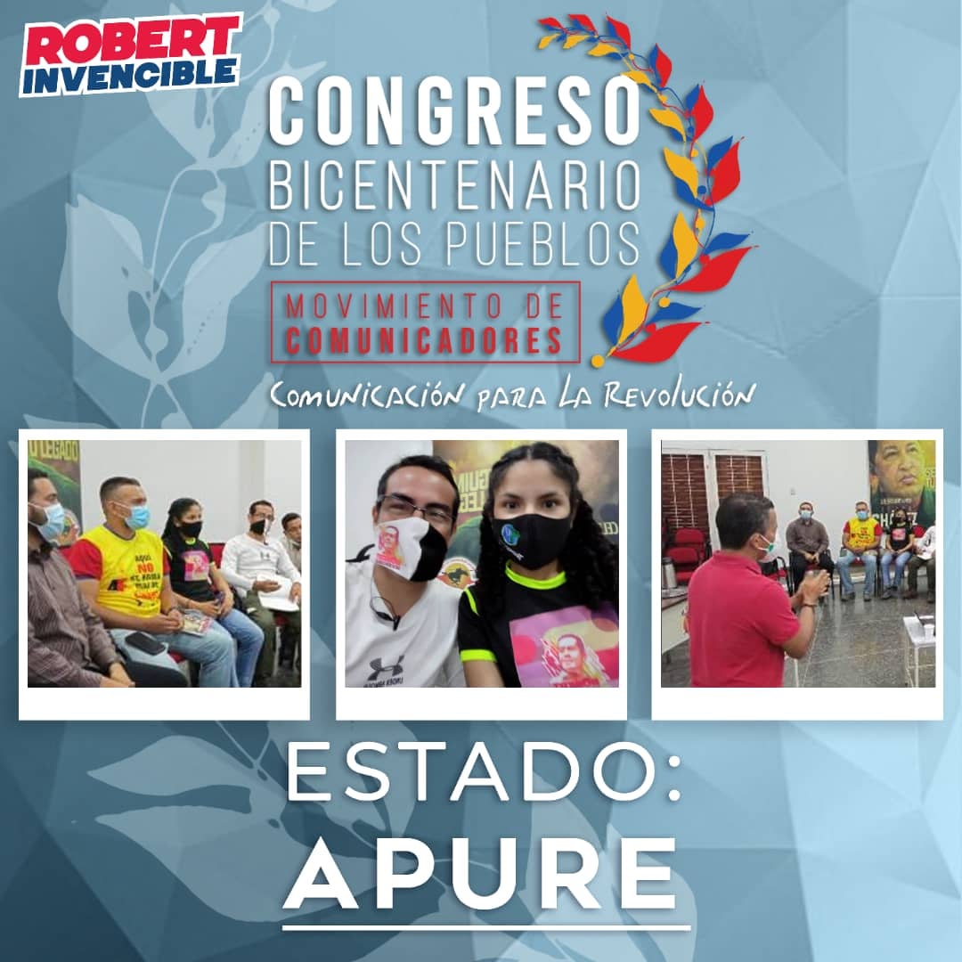 MisionRSApure's tweet photo. Congreso Bicentenario de los Pueblos, Movimiento de Comunicadores, donde la Misión Jóvenes de la Patria Robert Serra participó en la mesa de Comunicadores Digitale

@RCarrizalezPSUV 
@soy_urquia 
@FMRSYARUMARE 
#ProducirEsVencer https://t.co/UPK1HjbPlk