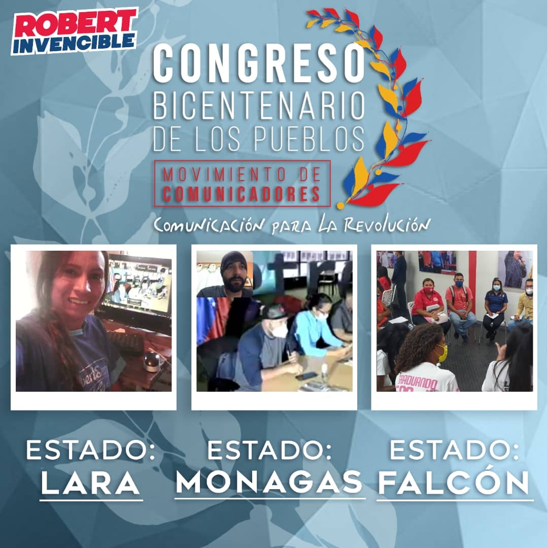 MisionRSApure's tweet photo. Congreso Bicentenario de los Pueblos, Movimiento de Comunicadores, donde la Misión Jóvenes de la Patria Robert Serra participó en la mesa de Comunicadores Digitale

@RCarrizalezPSUV 
@soy_urquia 
@FMRSYARUMARE 
#ProducirEsVencer https://t.co/UPK1HjbPlk
