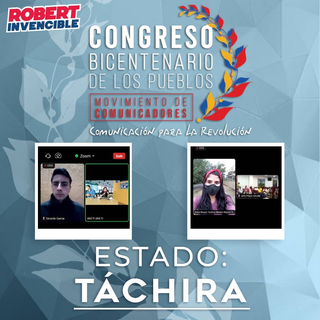 MisionRSApure's tweet photo. Congreso Bicentenario de los Pueblos, Movimiento de Comunicadores, donde la Misión Jóvenes de la Patria Robert Serra participó en la mesa de Comunicadores Digitale

@RCarrizalezPSUV 
@soy_urquia 
@FMRSYARUMARE 
#ProducirEsVencer https://t.co/UPK1HjbPlk