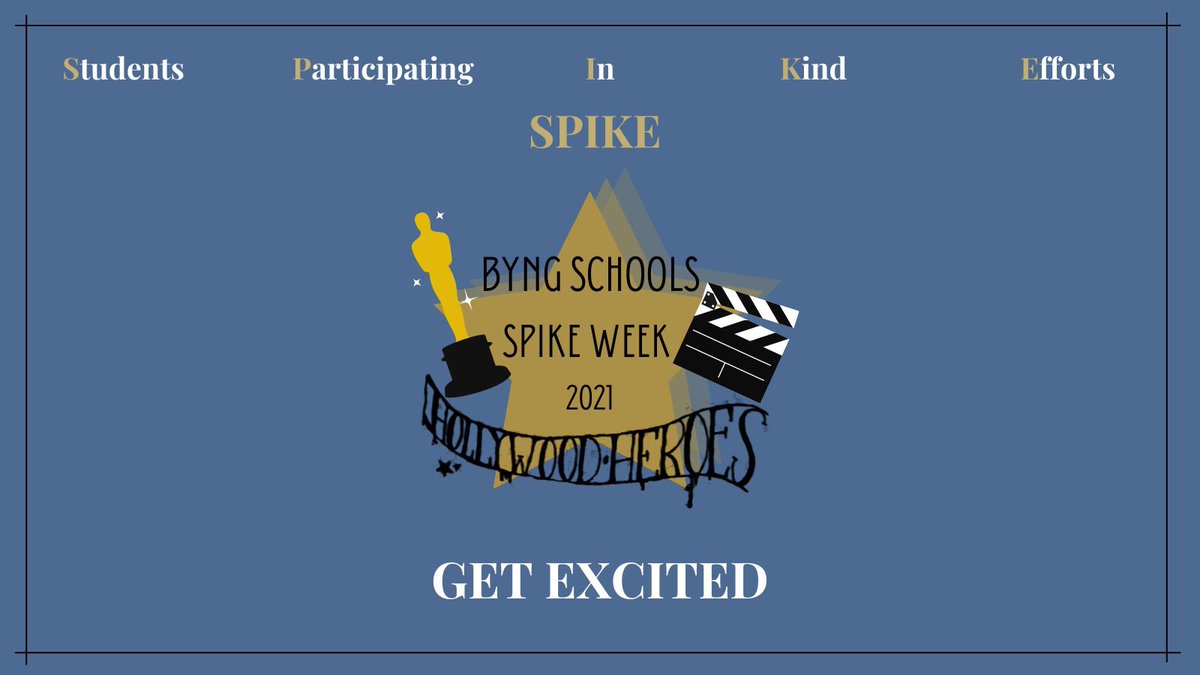 byngstuco's tweet photo. Spike Week! Coming soon to a school near you... 🎬✨

GET EXCITED! https://t.co/Vyxdt7zK5e
