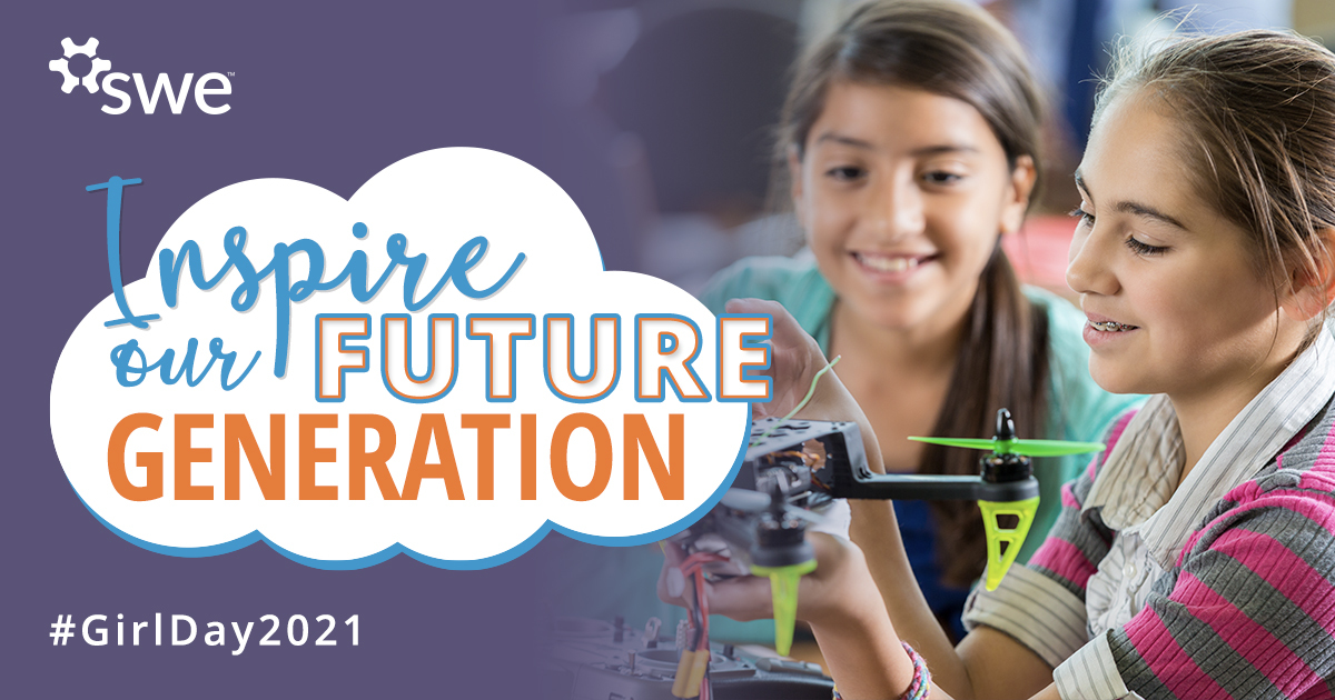 "Thousands of people--engineers, educators, and others--act as Role Models, facilitate engineering activities, and educate girls about how engineers change our world." How have you inspired the future generation of women engineers? <a href="/DiscoverEorg/">DiscoverEngineering</a> #STEM #engineering #GirlsDay2021