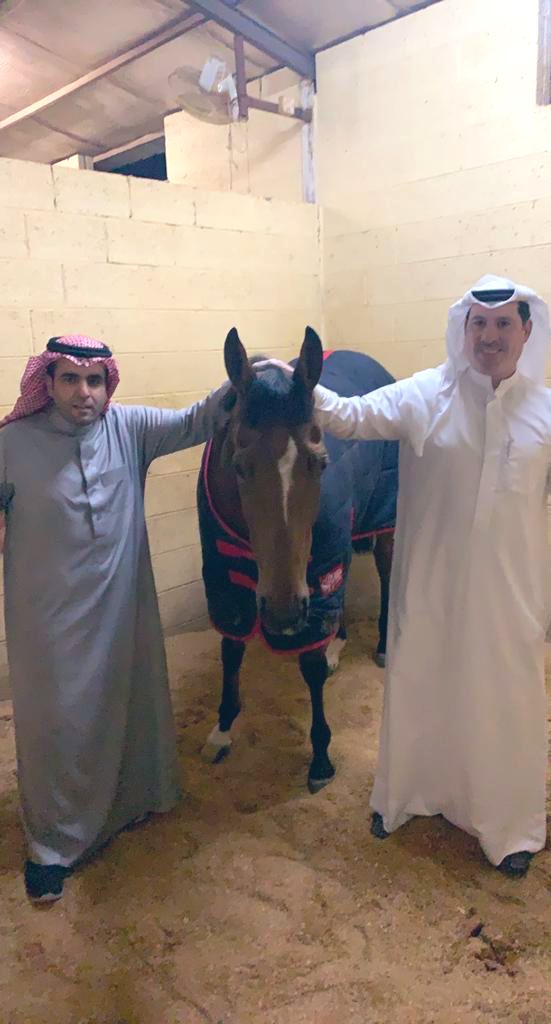 baderalorafah's tweet photo. في ضيافة العزيز ابن العم مالك ومدرب الخيل / فواز الغريبان وفي الصورة الجواد #بيتروس الفائز في #سباق_السعودية 
الله يبارك له ويوفقه ابوناصر ماشاء الله تبارك الله ..
@alghariban 
@alghreban_ 
@AlNassrFC https://t.co/6jpSVO6A60