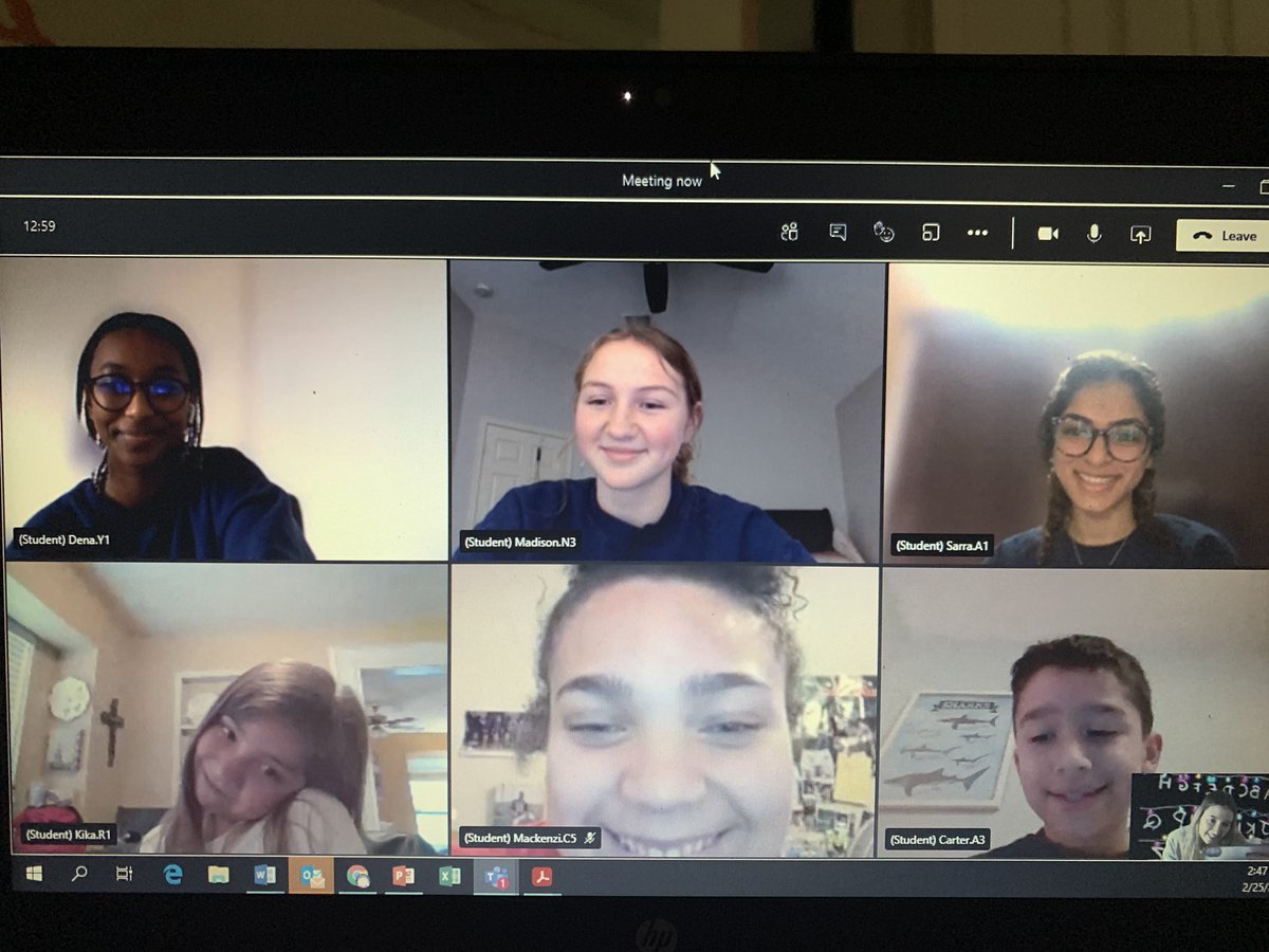 Proud sponsor moment: one of our little PALs wasn’t able to see her big PALs for TWO WEEKS and finally logged in after the “bell” rang 😔 I sent out an 🆘 and look at these beautiful AHS PALs who showed up to make sure another week didn’t go by without seeing her! ♥️♥️♥️