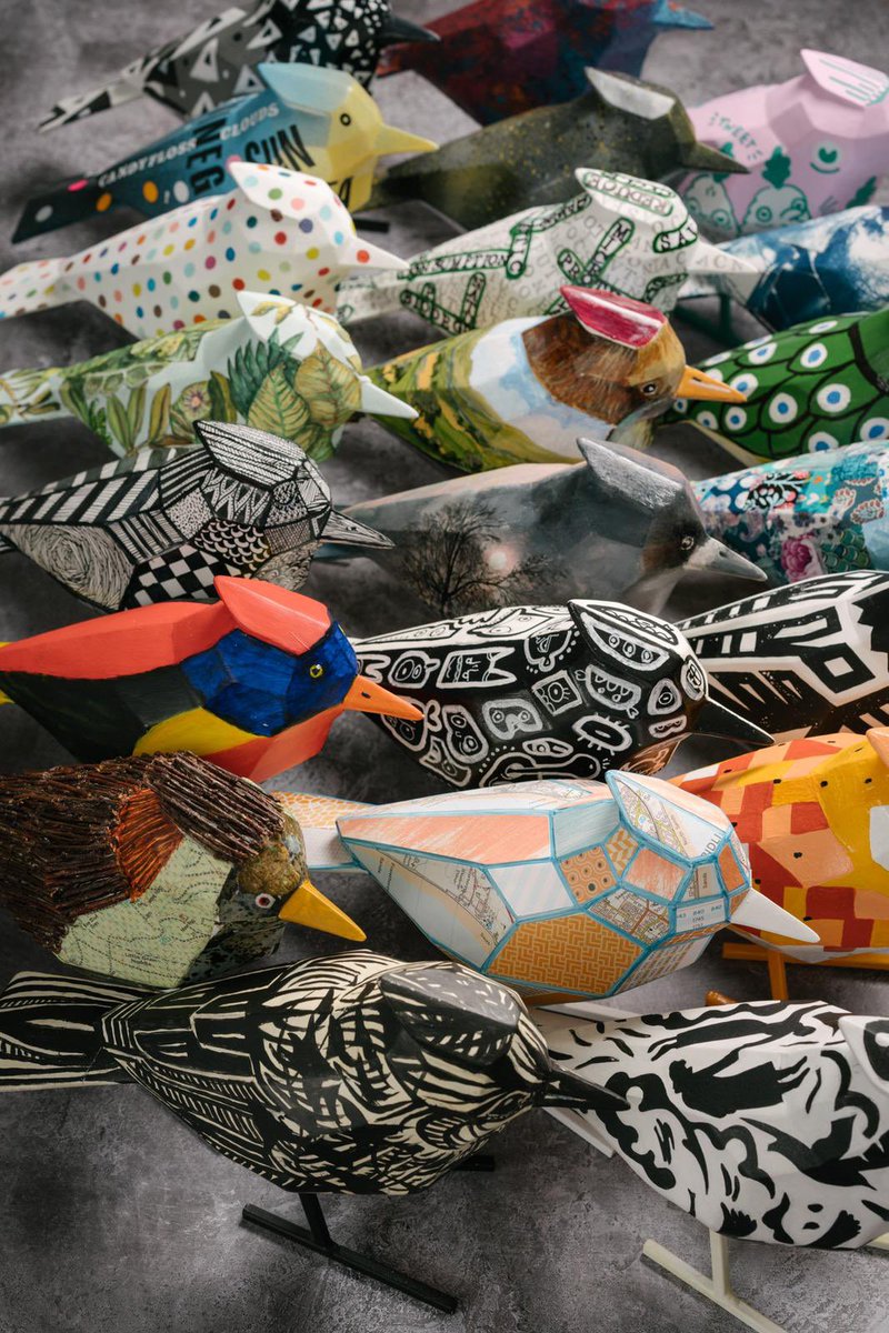 Have you seen our birds? Here’s a sneak peek before we share where to find them and how to bid on them.