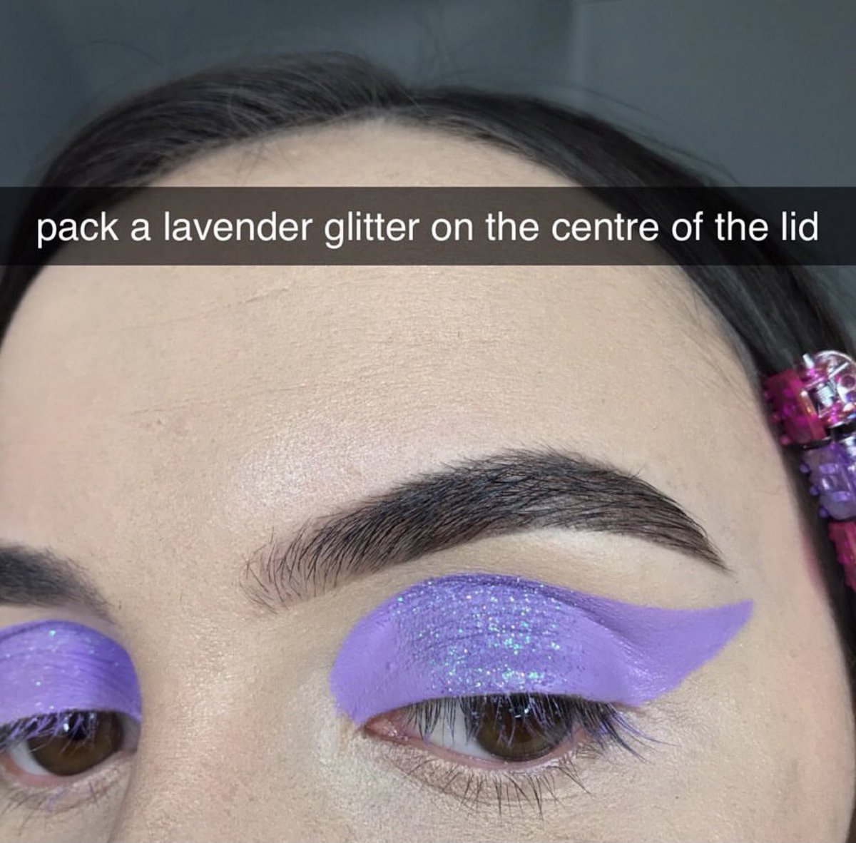 lycheexo's tweet photo. ‘3D Lavender’ Glitter 💜 https://t.co/p5bTtBRZT4