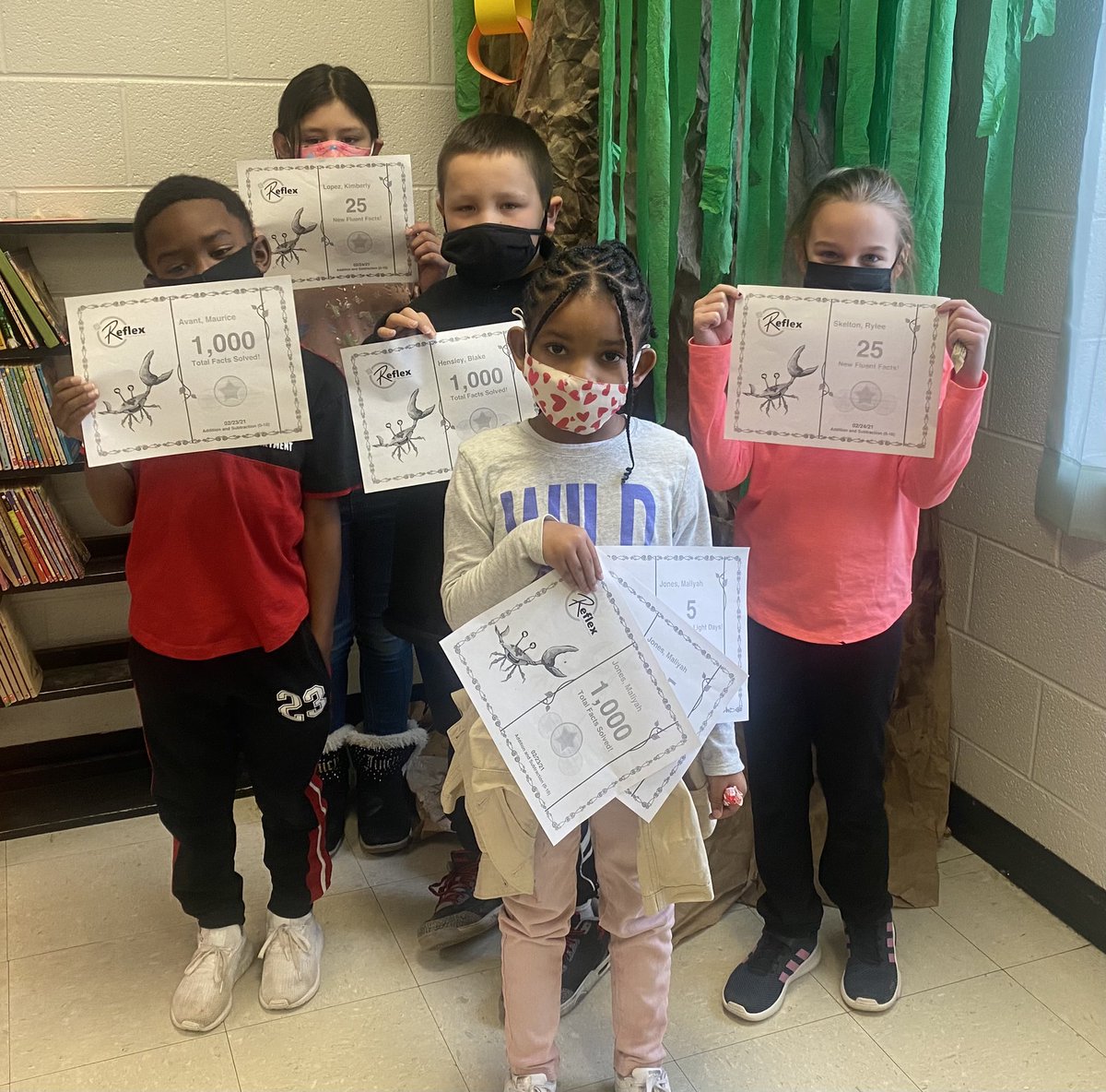 LMESTigerNation's tweet photo. Reflex math awards are in order! @Supt_Hamlett @FCPSchoolsTN https://t.co/OdB8CW4ZXV