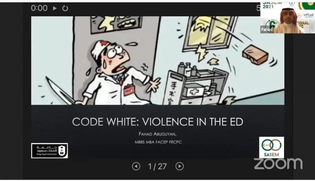 roaa_alnasser's tweet image. Thank you @Fahad_ia1 for shining the light on violence in the ED. Beautifully navigated !!
#SASEM2021
