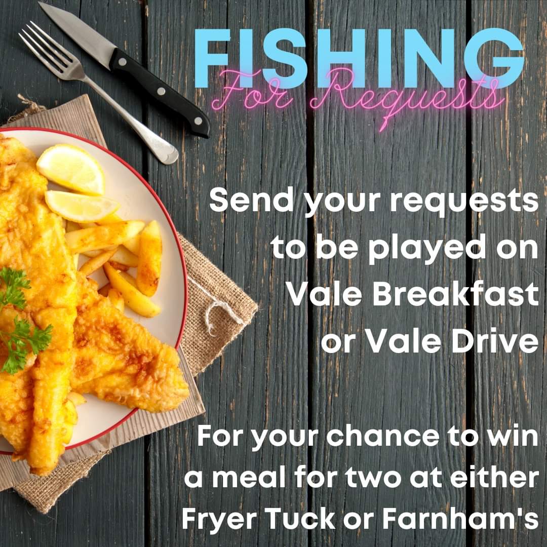 BRORADIO's tweet photo. Fishing for requests is back on #ValeBreakfast with @nathanspackman and #ValeDrive with @bendainsmith tomorrow. What song do you want to hear on Bro Radio after 9am or 6pm? 📻❤️ https://t.co/W8R3rDeyZT