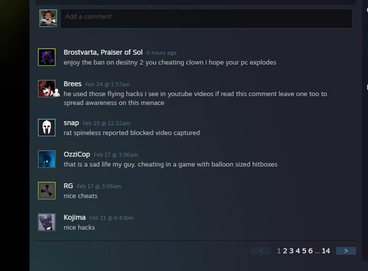 How to disable comments on Steam profile?