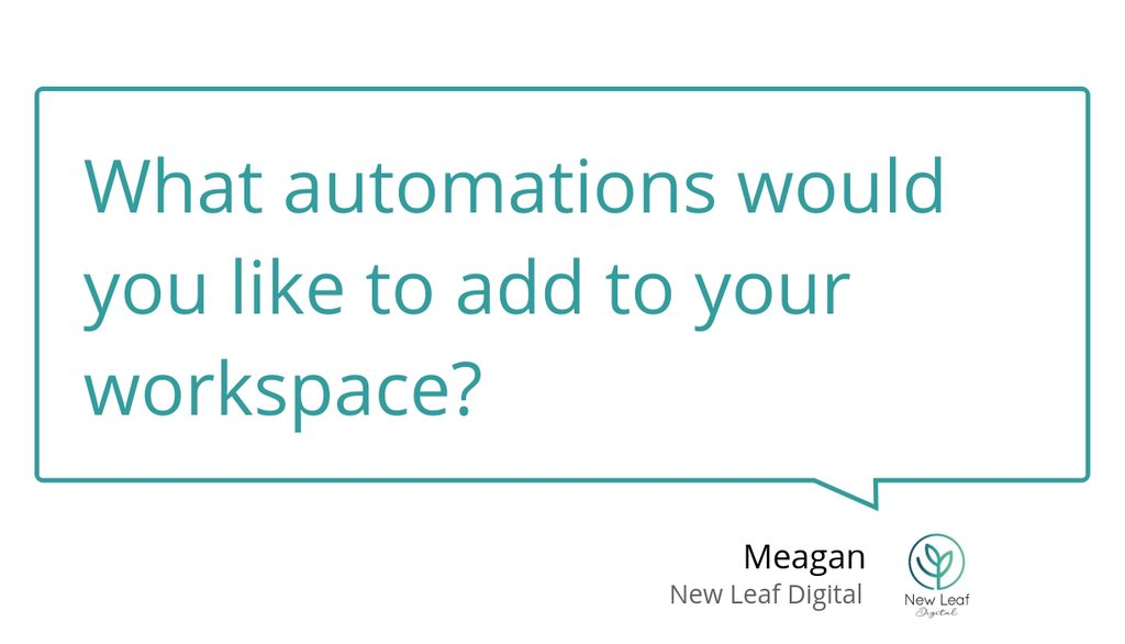 DrSilvie's tweet image. Be sure to build your foundation, optimize your processes, and then return to automations.

Read the full article: How to Setup a Native Automation in ClickUp
▸ lttr.ai/dj6S

#ClickUp #workflow #StreamlinedWorkspace