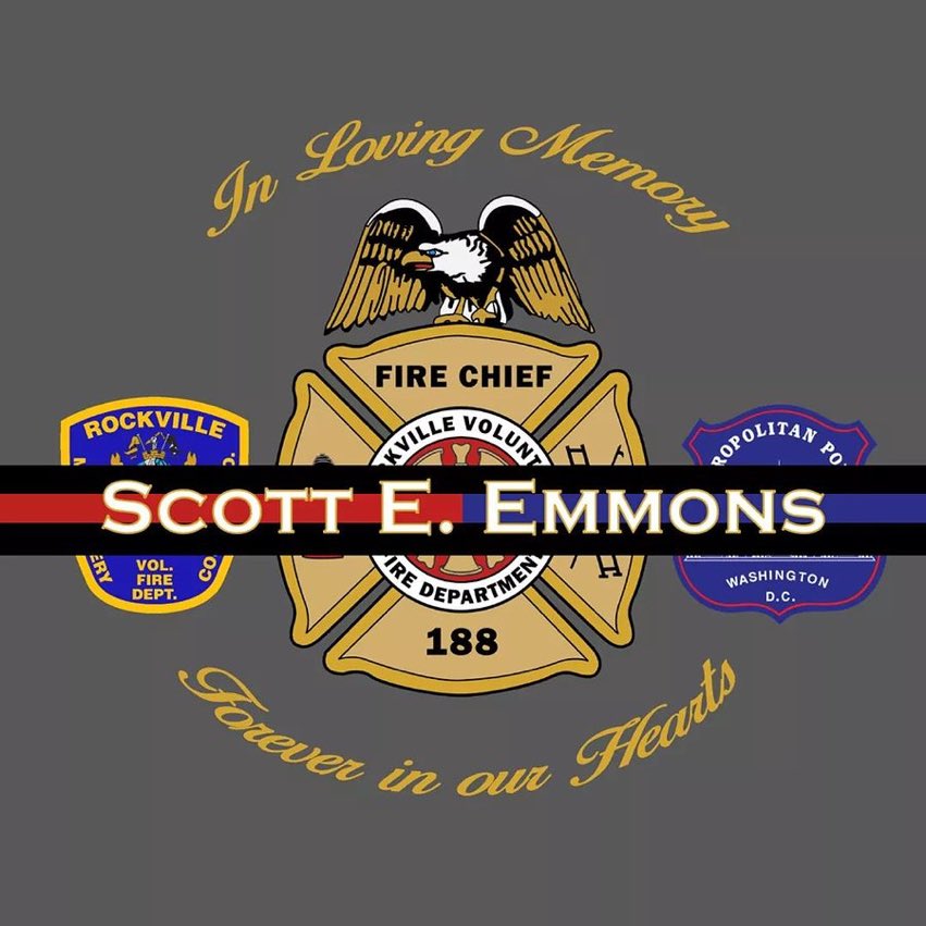 mcfrsPIO's tweet photo. It is with profound sadness that @MontgomeryCoMD @mcfrs Fire Chief Scott Goldstein &amp; leadership @mcvfra @RockvilleVFD announce passing of Past RVFD Fire Chief &amp; current Deputy Fire Chief Scott Eric Emmons. Chief Emmons served as a Detective w/ Metropolitan PD in Washington, DC https://t.co/s10vv969M0