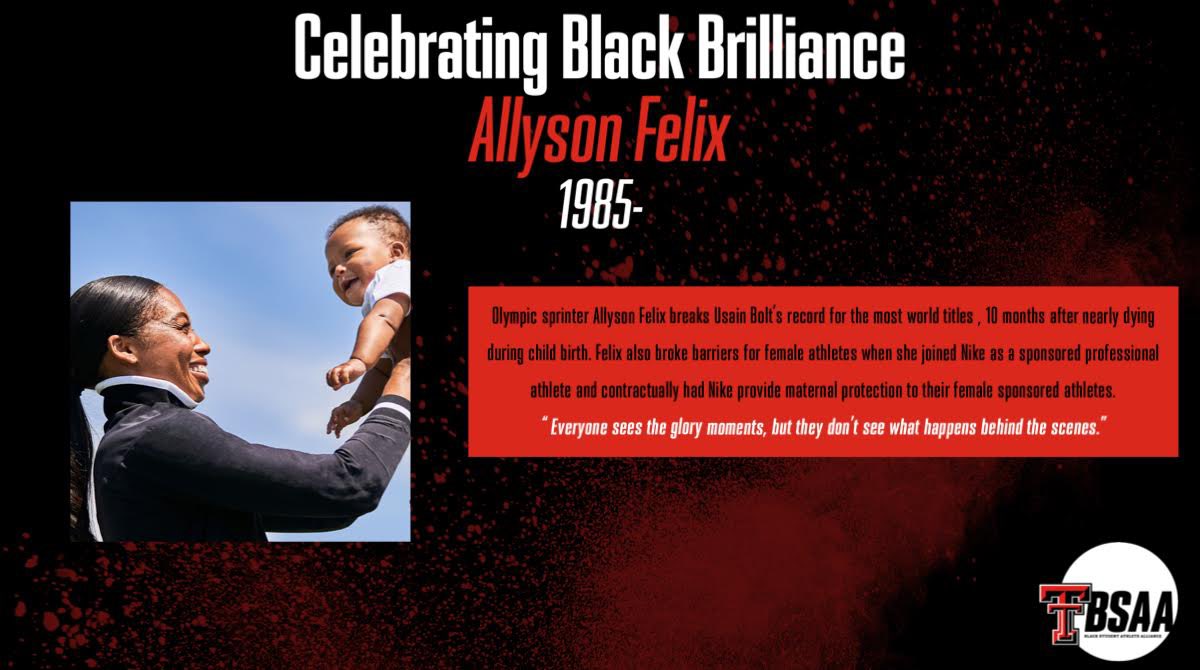 ttu_bsaa's tweet photo. We will be highlighting two female athletes who are both at the highest levels in their respective sports! 

Our Secretary @anahiwhaley is inspired by USA Softball player @natashawatley29 🥎while our Social Media representative @ki_lester is inspired by USA Olympian @af85 🏃🏾‍♀️🏅 https://t.co/6kEYzcBdcR