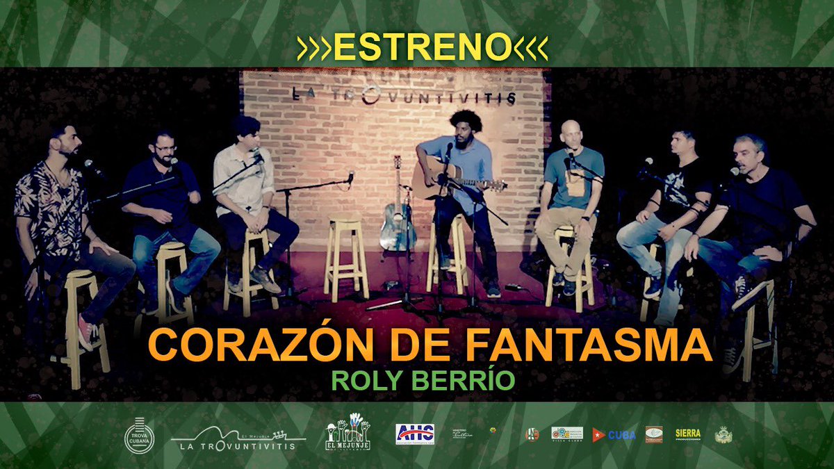 rolyberrio's tweet photo. 🎥 │Hoy estreno de "𝐂𝐨𝐫𝐚𝐳ó𝐧 𝐝𝐞 𝐟𝐚𝐧𝐭𝐚𝐬𝐦𝐚" que forma parte de una serie de videos 🎞 de La Trovuntivitis producidos por la Dirección Provincial de Cultura en Villa Clara, mientras dura la cuarentena 😷 https://t.co/IQ0Y5edwnL