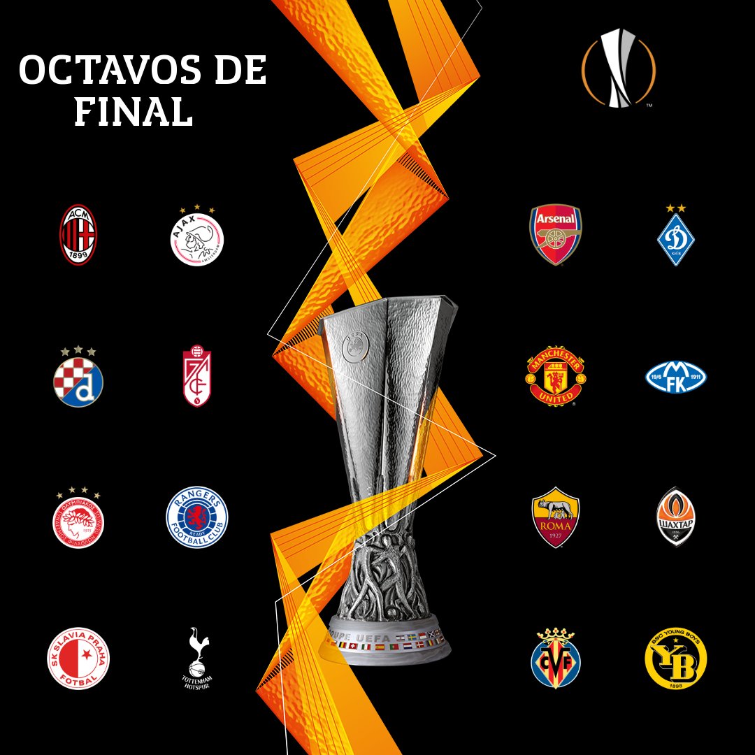 𝑪𝑳𝑨𝑺𝑰𝑭𝑰𝑪𝑨𝑫𝑶𝑺 👏👏👏
💯 Estos son los equipos que estarán en el sorteo de octavos de final‼
¿Tu favorito?
#UEL https://t.co/VkPmcfguuW