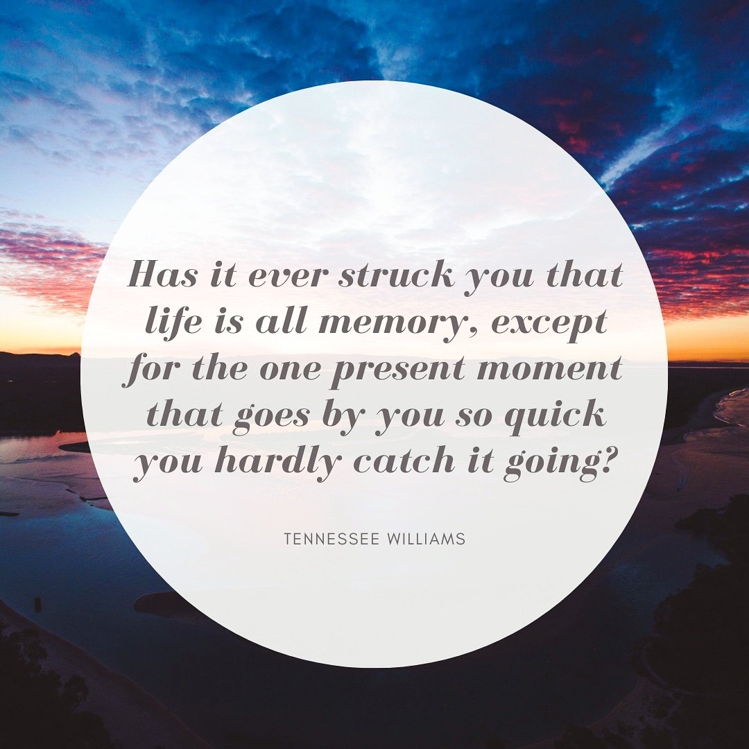 SullivanLibrary's tweet photo. Profound words from American playwright Tennessee Williams. Take some time to appreciate what's around you. https://t.co/1W1l8kKcJc