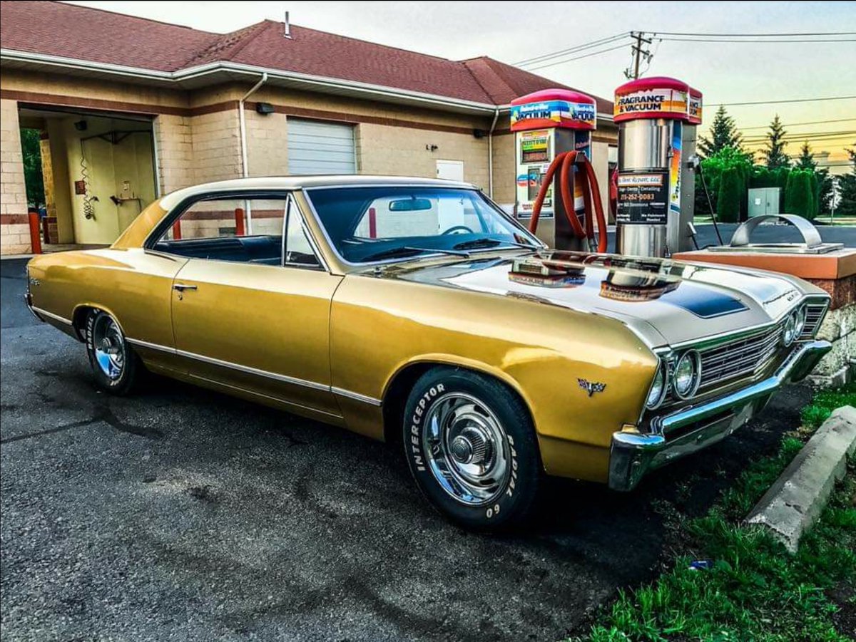 SpeedwayMotors's tweet photo. David's "clean" car at the drive thru. 
-
-
-
#67Malibu #Chevelle #CustomerCars #BuiltWithSpeedwayMotors https://t.co/GsiuEOCLqP
