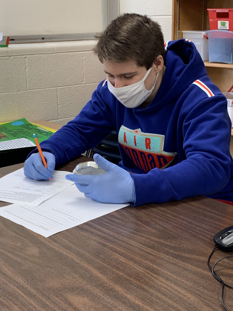 STEMwithmrsG's tweet photo. Medical detectives is testing whether hand sanitizer or soap and water are more effective at killing bacteria! @ClintonMoCards @CMSCardinals #csdPLTW #teachingSTEM https://t.co/k9K4aw4kC6