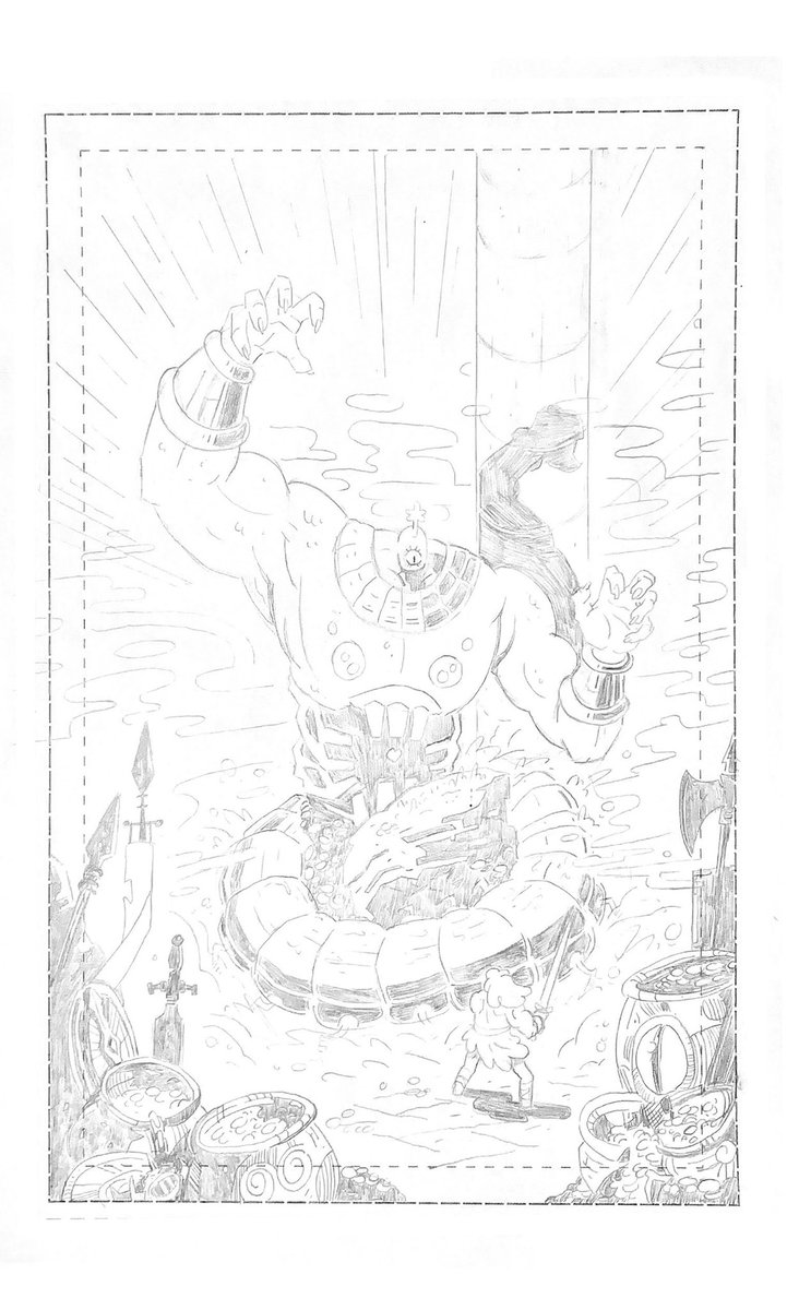 Nicky_Noonz's tweet photo. Here’s the full process for a splash page I drew for school #comics #narrative https://t.co/StuqBRxKsV