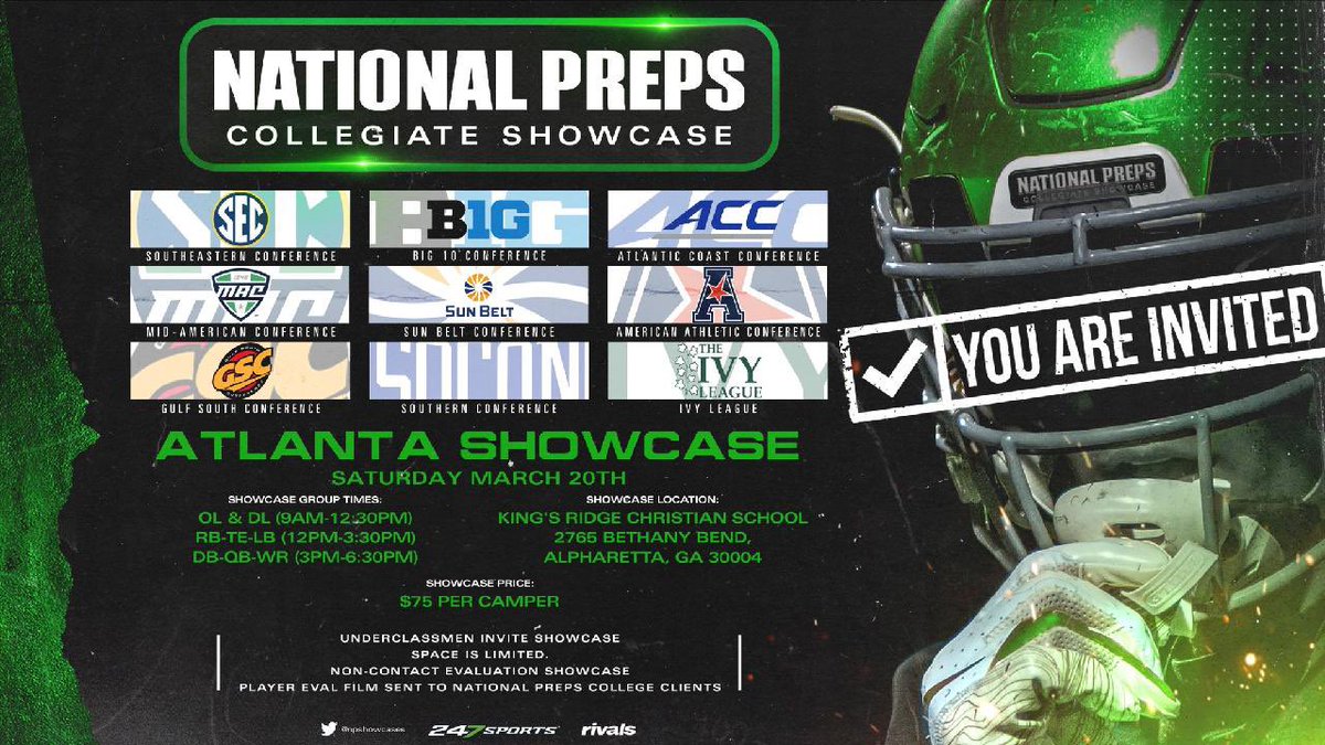Grateful &amp; BLESSED to get an invitation 🙌🏾 #AGTG <a href="/jwindon35/">Joe Windon</a> @NPSEShowcase <a href="/NPShowcases/">National Preps Showcases</a>