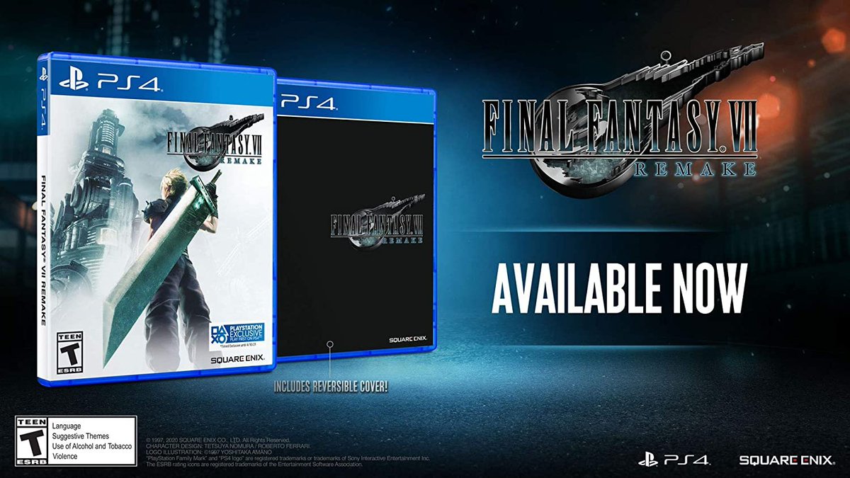 IGNDeals's tweet photo. Hey sweet, Final Fantasy VII Remake has a free PS4-->PS5 upgrade when the PS5 version releases in June, and it transfers your save data, oh also the PS4 version is $30 at Amazon https://t.co/7mJeeDi18z https://t.co/g0UZORsVj6