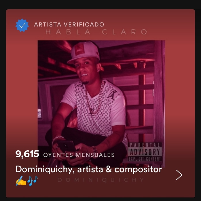dominiquichy's tweet image. Super agradecido con el apoyo mi gente casi 10 mil oyentes en #spotify 🔥🔥 esto solo es el comienzo 🙏 #StackFlow #Dominiquichy