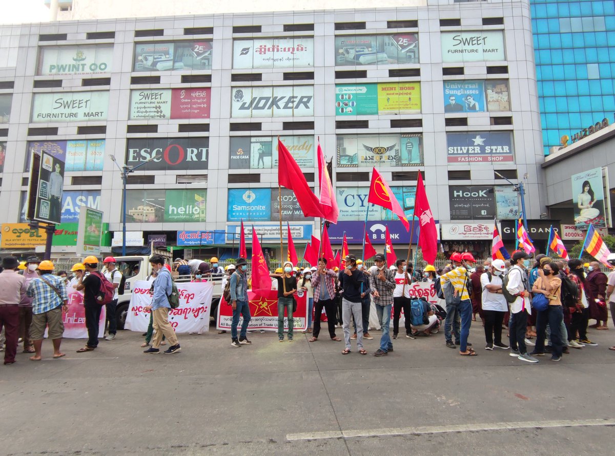 Protesters are back out on the streets in Yangon on Friday morning. In Mandalay, hundreds of engineers and doctors are also demonstrating against the coup. Meanwhile, military has again warned public servants not to defy its rule by refusing to perform their duties.
#Myanmarcoup