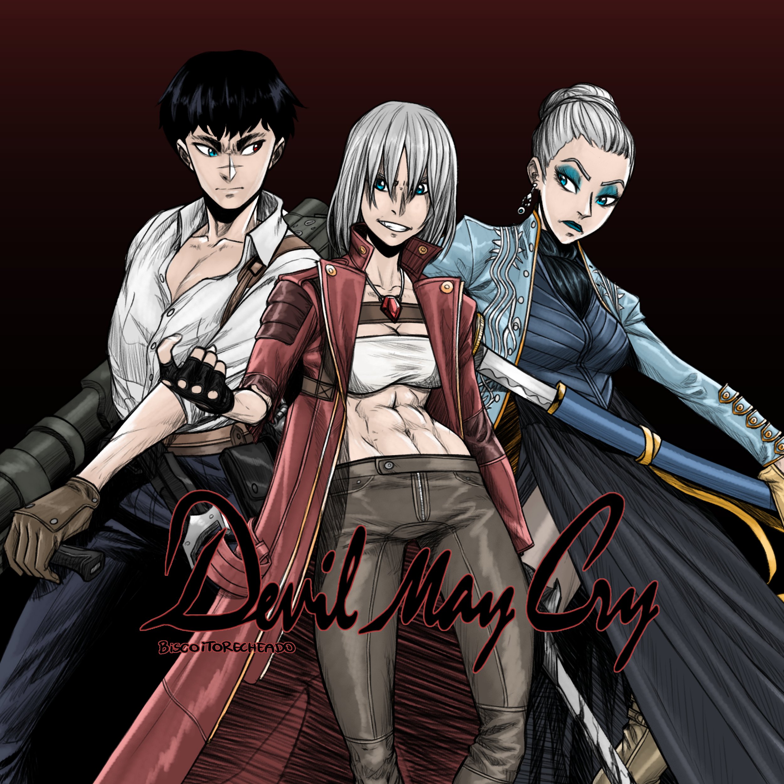 genderbent DMC 5 characters (because i wanted to unnerve my brother) :  r/DevilMayCry