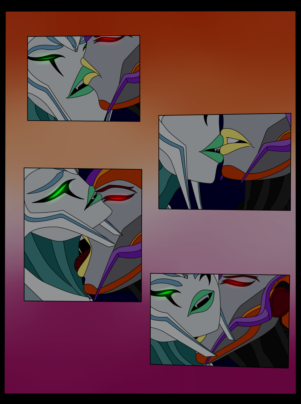 Transformers Prime Arcee And Airachnid Kiss
