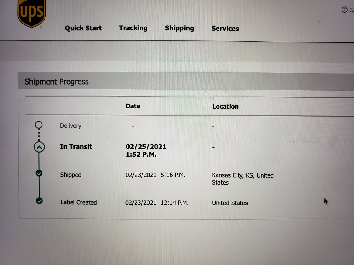 Meanwhile <a href="/ups/">UPS</a> no longer gives you *any* info. 
New UPS motto?: You'll get it when you get. Until then, eff off. 
😩