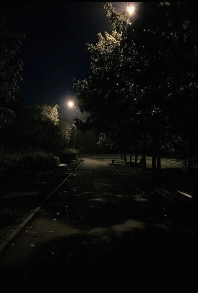Late night walk🤍