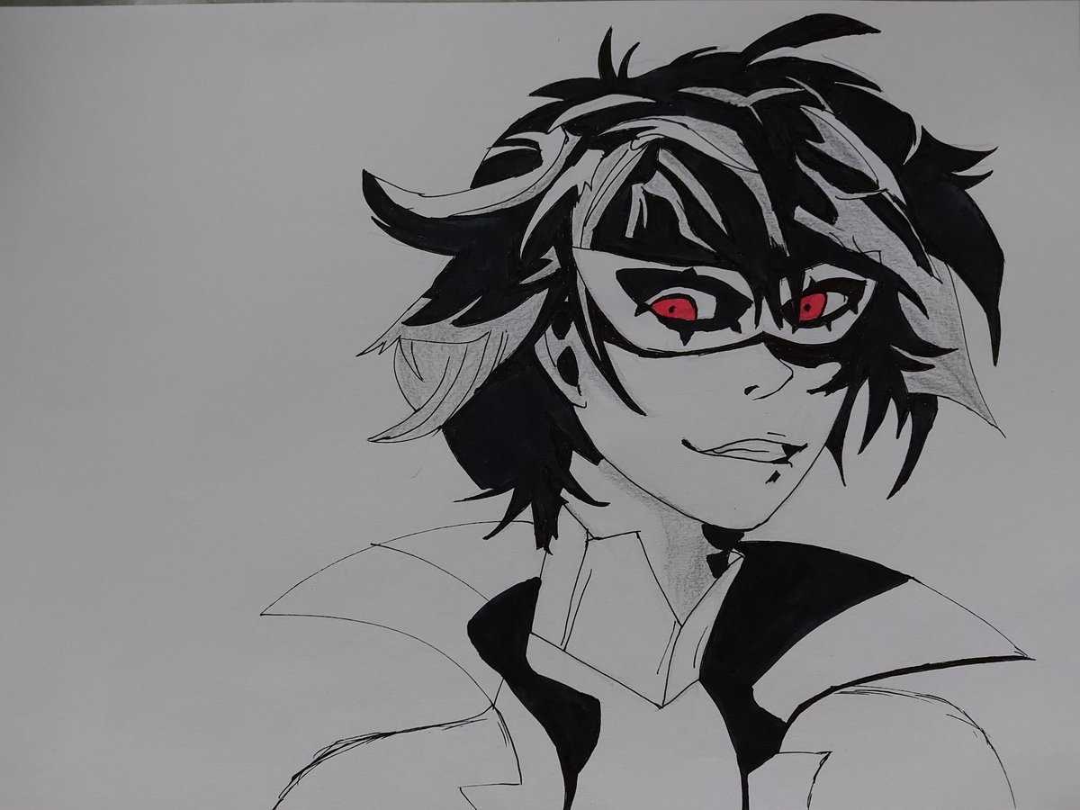 SunaoDraws's tweet photo. Looking good Joker! Hopefully. Hehe drawing of the day ! I have to get back to Persona 5 Royal so I drew Joker~
#Persona5 #Persona5Strikers #fanart https://t.co/fuM4e6YC04