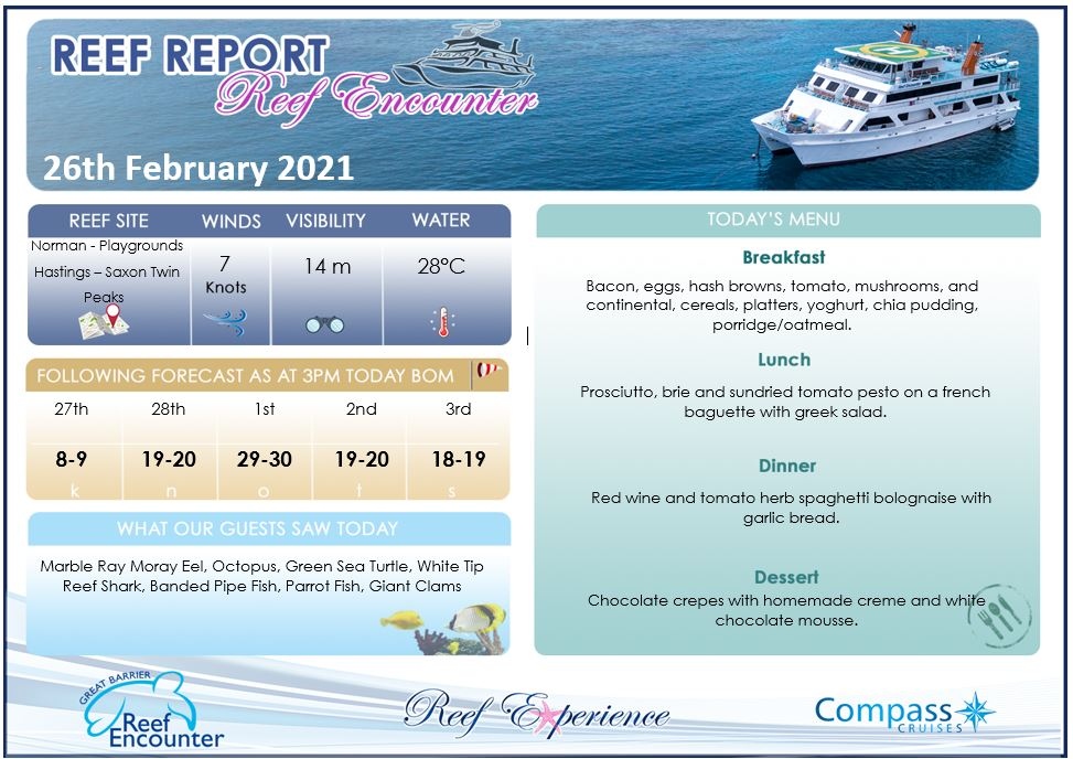 🖱 reefencounter.com.au
☎️  (07)4037 2700
 
#reefencounter #floatinghotel #sleeponthereef #bestcrewonthereef #holidayherethisyear 
#greatbarrierreeftours #greatbarrierreeftourscairns #australia #queensland #cairns #gbrmarinepark #tropicalnorthqueensland #cairnsaustralia