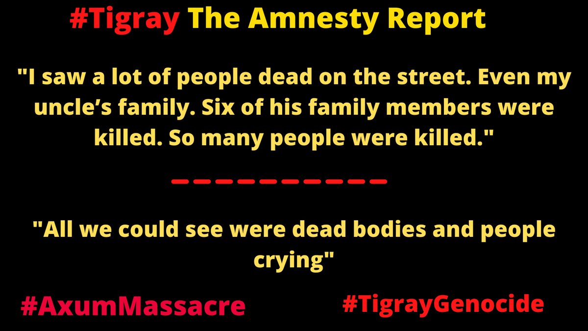 Brinnium's tweet photo. How Many Deaths Is Enough 4 The World 2 Act?
#AxumMassacre #TigrayGenocide 
@JoeBiden @JustinTrudeau @BorisJohnson @GermanyDiplo @JosepBorrellF @mbachelet @ABlinken @AnnLinde @LindaT_G @antonioguterres @JuttaUrpilainen @KenRoth @SenBooker @AAzoulay @hrw @amnesty @IntlCrimCourt https://t.co/MvyaJ6k8jd