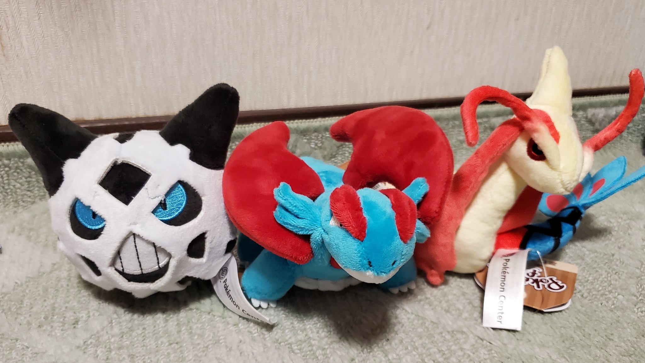フウゲツ この時をずっと待っていたのよ ポケモンの中でも十本指に入るほど大好きなボーマンダのpokemon Fitがやっと発売されたのでお迎えしてきました ٩ ˊwˋ و 普段はかっこいいのにぬいぐるみだと可愛すぎるこのギャップがたまらん つw