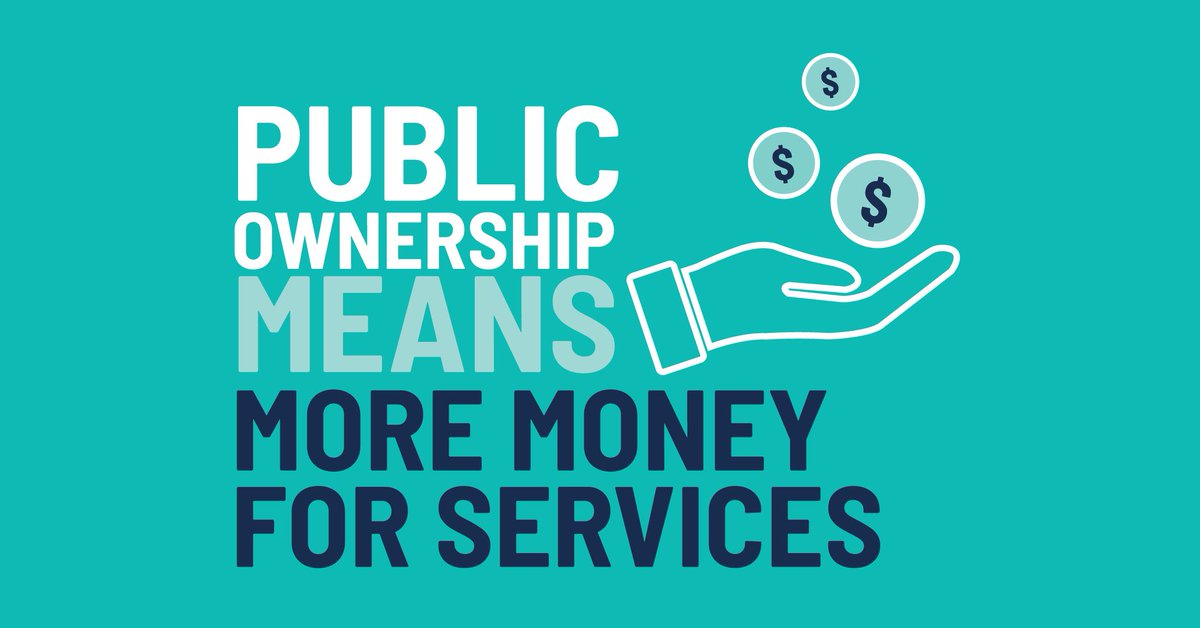 UseYourPowerWA's tweet image. Public ownership means more money for services, rather than profits for shareholders. #wapol