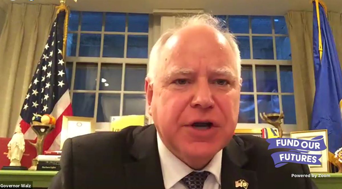 EducationMN's tweet image. Grateful for a governor who champions working people - not the wealthy or corporations - and is committed to #FundOurFutures and #SharetheWealth by making sure the richest 1% pay their fair share so all Minnesotans can thrive! #mnleg
