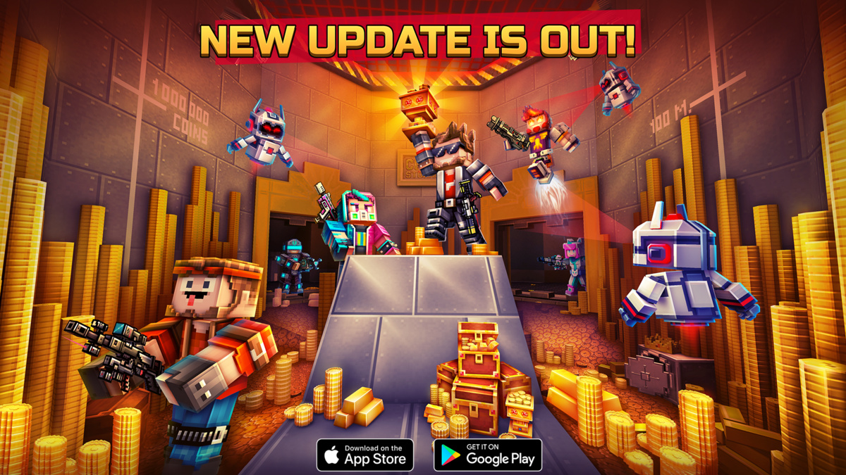 Pixel Gun 3D on Twitter: "Rejoice, iOS device owner. Update is out now in the AppStore! 🔥 It's time to conquer the best update, according to some guy in the comments.