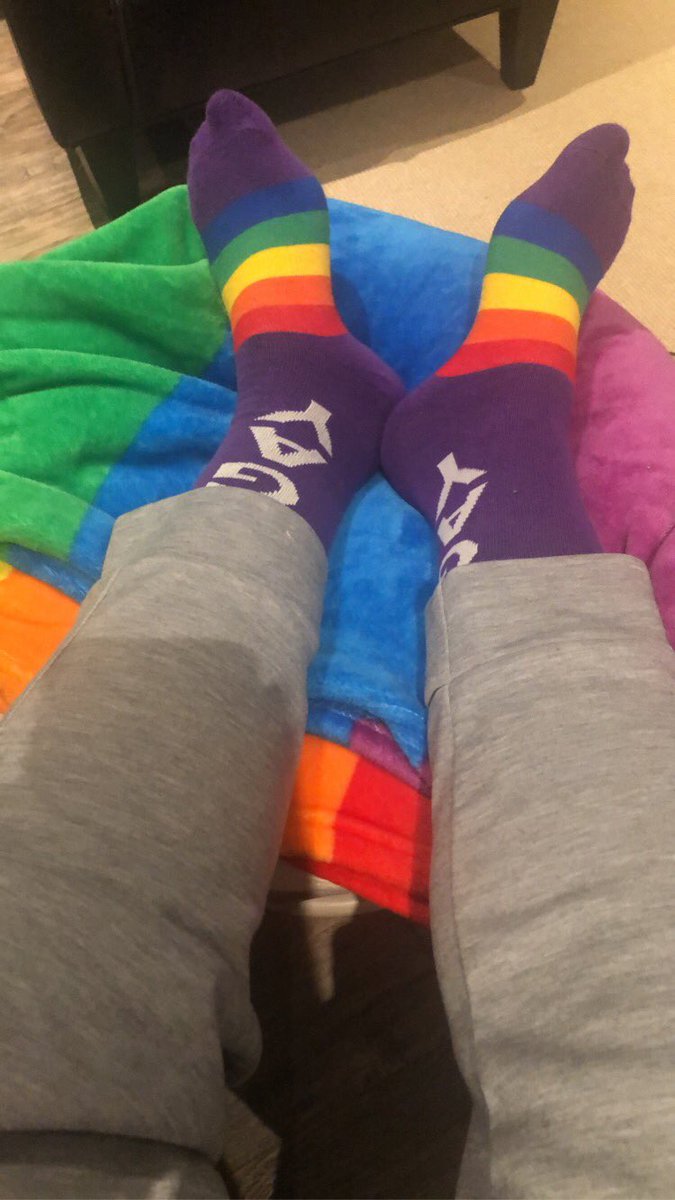 ZSephton's tweet photo. A final #socksofnirsa change up before the LGBTQ + Allies social! Hope to see you there π https://t.co/NefBEgk4Mo