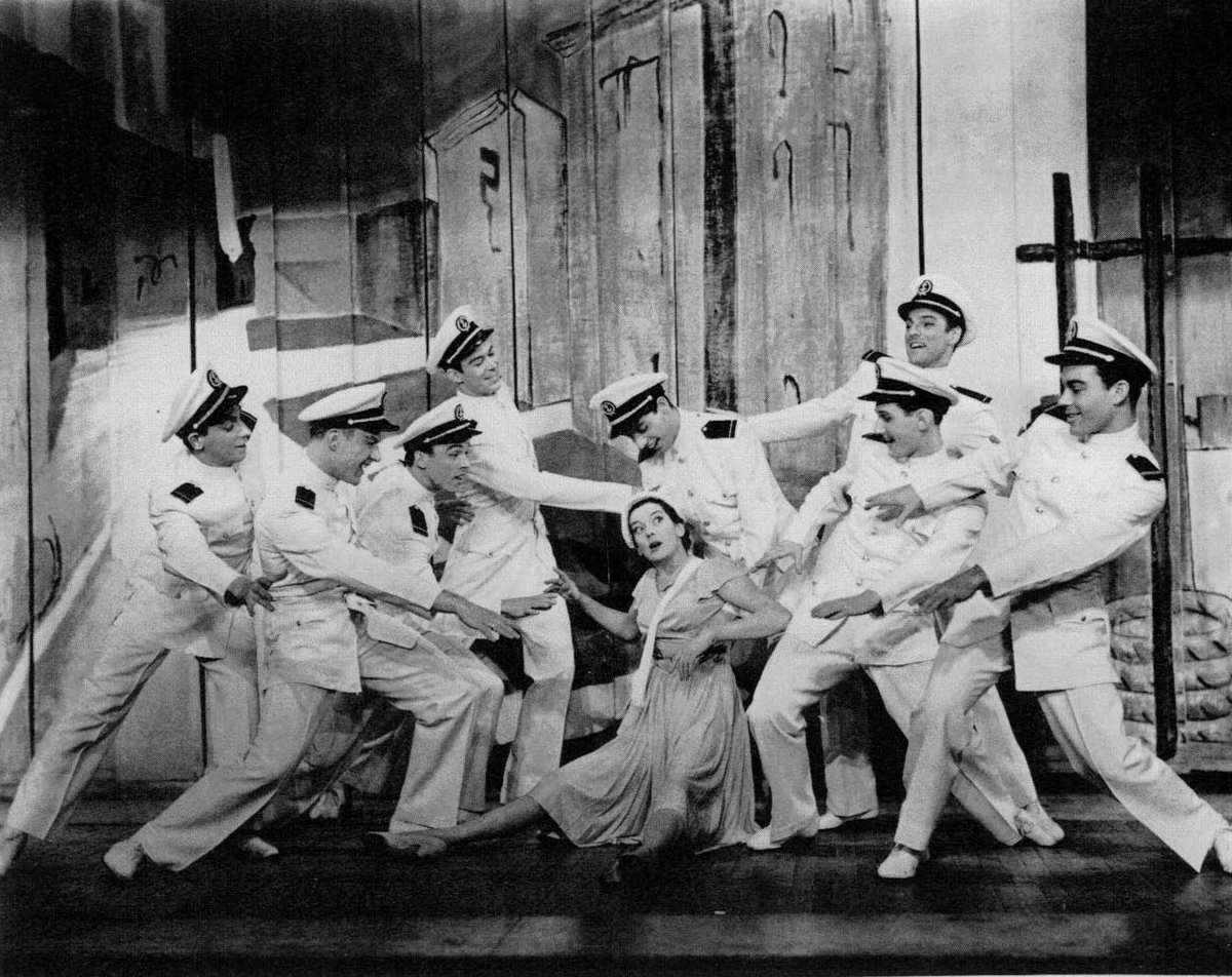 On Feb. 25, 1953, ‘Wonderful Town’ opened at the Winter Garden Theatre, with uncredited show-doctoring by Jerome Robbins.
The musical shared the adventures of two sisters who moved from Ohio to the bohemia of 1935 Greenwich Village. The show won 5 Tony Awards, incl. Best Musical.