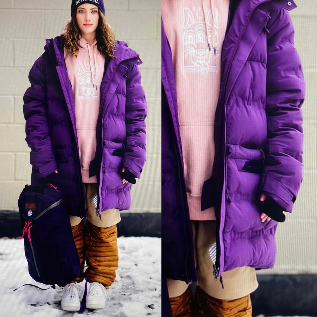 7lSystem's tweet photo. TREK 415 Parka in Purple https://t.co/6yrZp2xWbX
