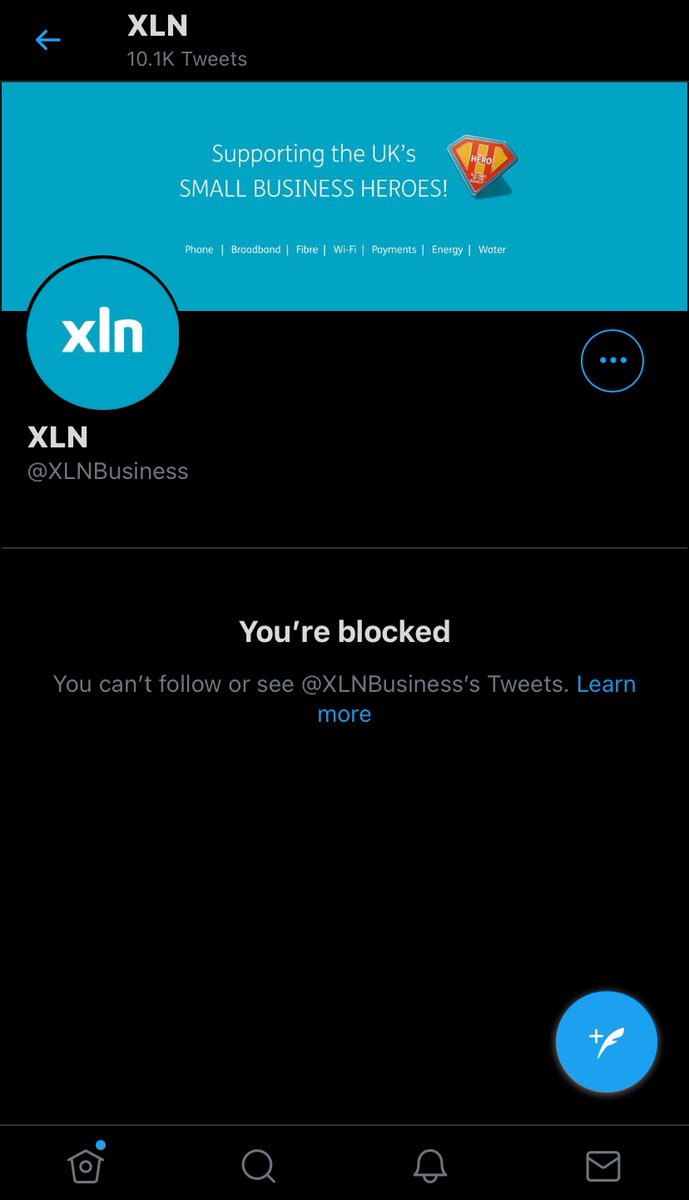 thunderclapuk's tweet photo. @Steven_Pun @XLNBusiness We make an honest complaint about an experience with you and your automatic response is to block us, haha. What a sad excuse for a business. https://t.co/e5PgazUKAC