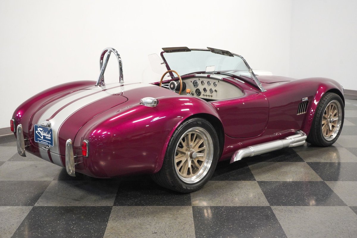 streetsidecars's tweet photo. This 1966 #Shelby #Cobra #Replica comes equipped with a 428 Cobra Jet V8 paired with a toploader 4-speed manual transmission

Link: https://t.co/NP2QTElAvi

#musclecar #drive #engine #horsepower #sellitwithstreetside #shelbycobra #factoryfive #factory5 #classicshelby #cobrajet https://t.co/vyCzh97MnD
