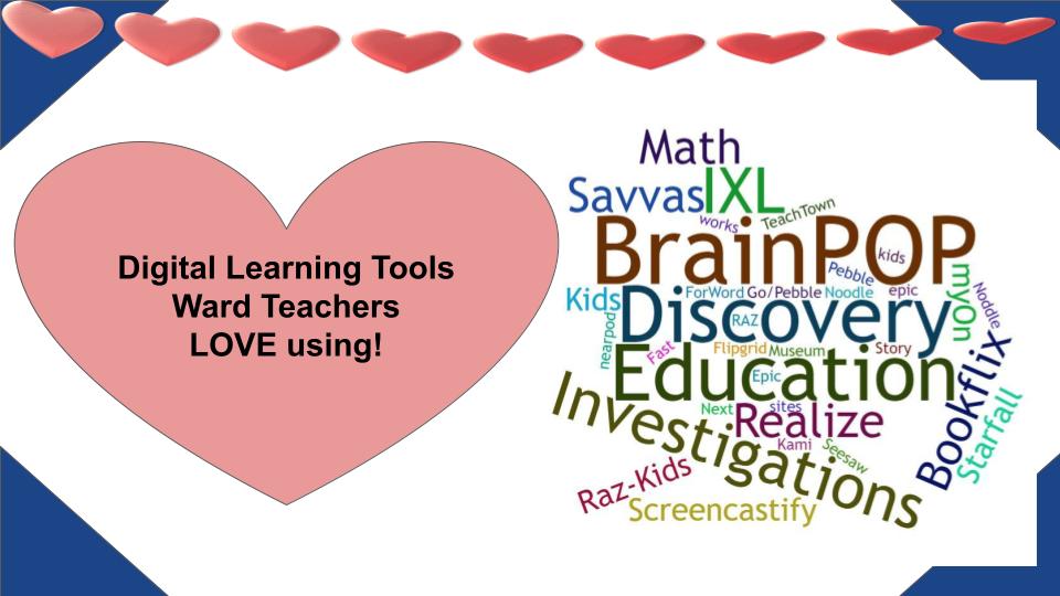 neene's tweet photo. Today's #DLDay2021 was a bit different. But as we say each year, "Each and every day is an opportunity for Digital Learning". This year, it was definitely a digital version of Digital Learning Day. Made a word cloud with submissions of favorites. #WardTechPD https://t.co/qbogkN5uPc