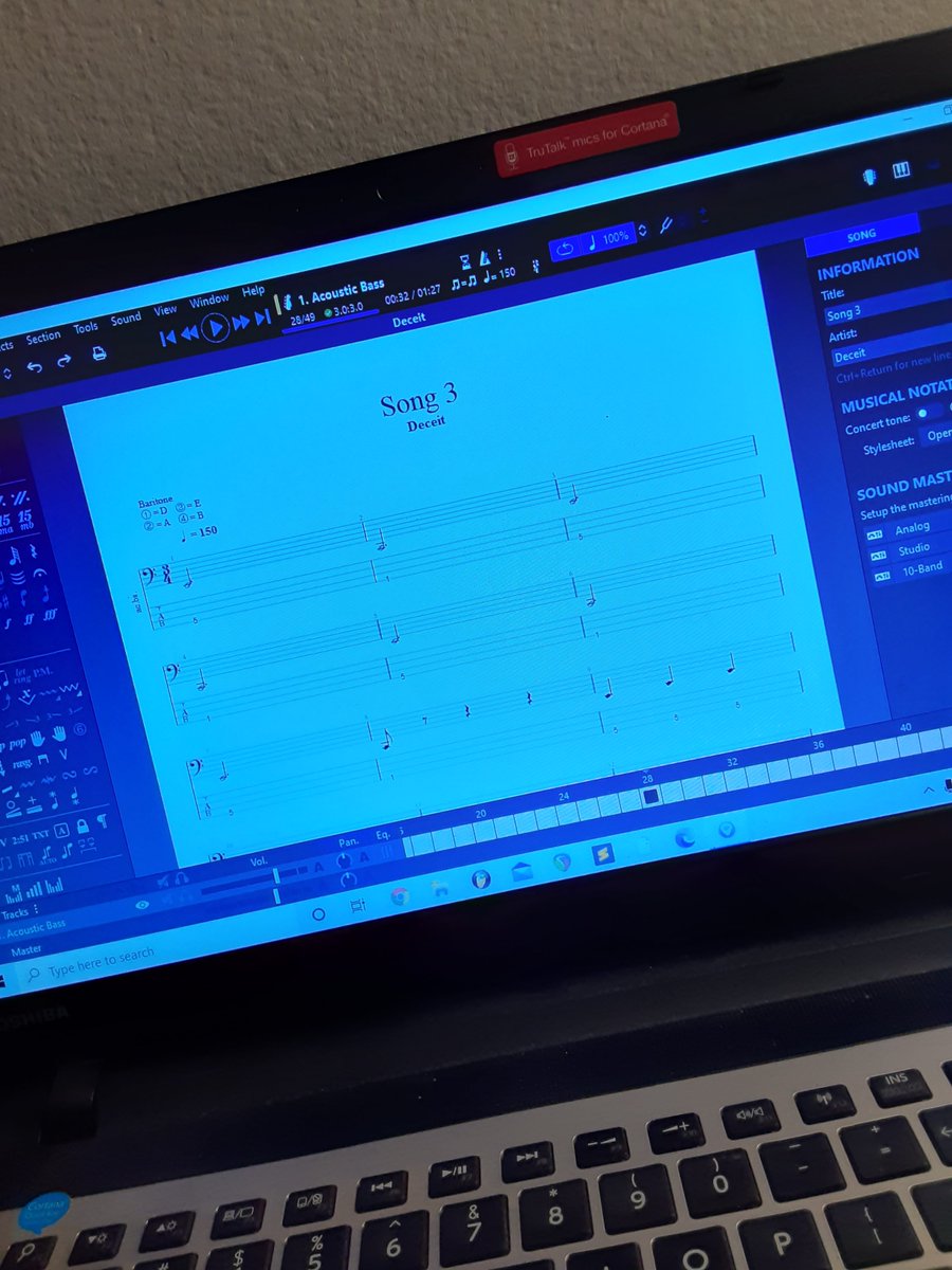 deceitband's tweet photo. Spending the evening turning these songs into guitar pro files. Really looking forward to bringing them to life 😈 https://t.co/kqvCgsFV74