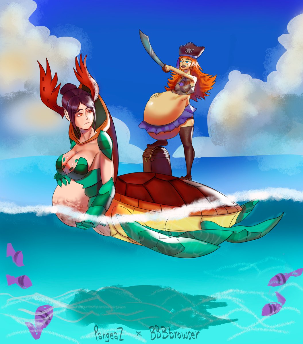 BBbrowser's tweet photo. Bernie and June's Pirate Plunder!!!

Here's a collab I did with Pangeaz featuring her Pirate Gal Bernie and my turtle Girl June after a big heist! Bernie is living it large, while June is carrying the excess treasure the only way she can with no pockets

https://t.co/fSi3Oszw9k https://t.co/8QRZnrIPyU