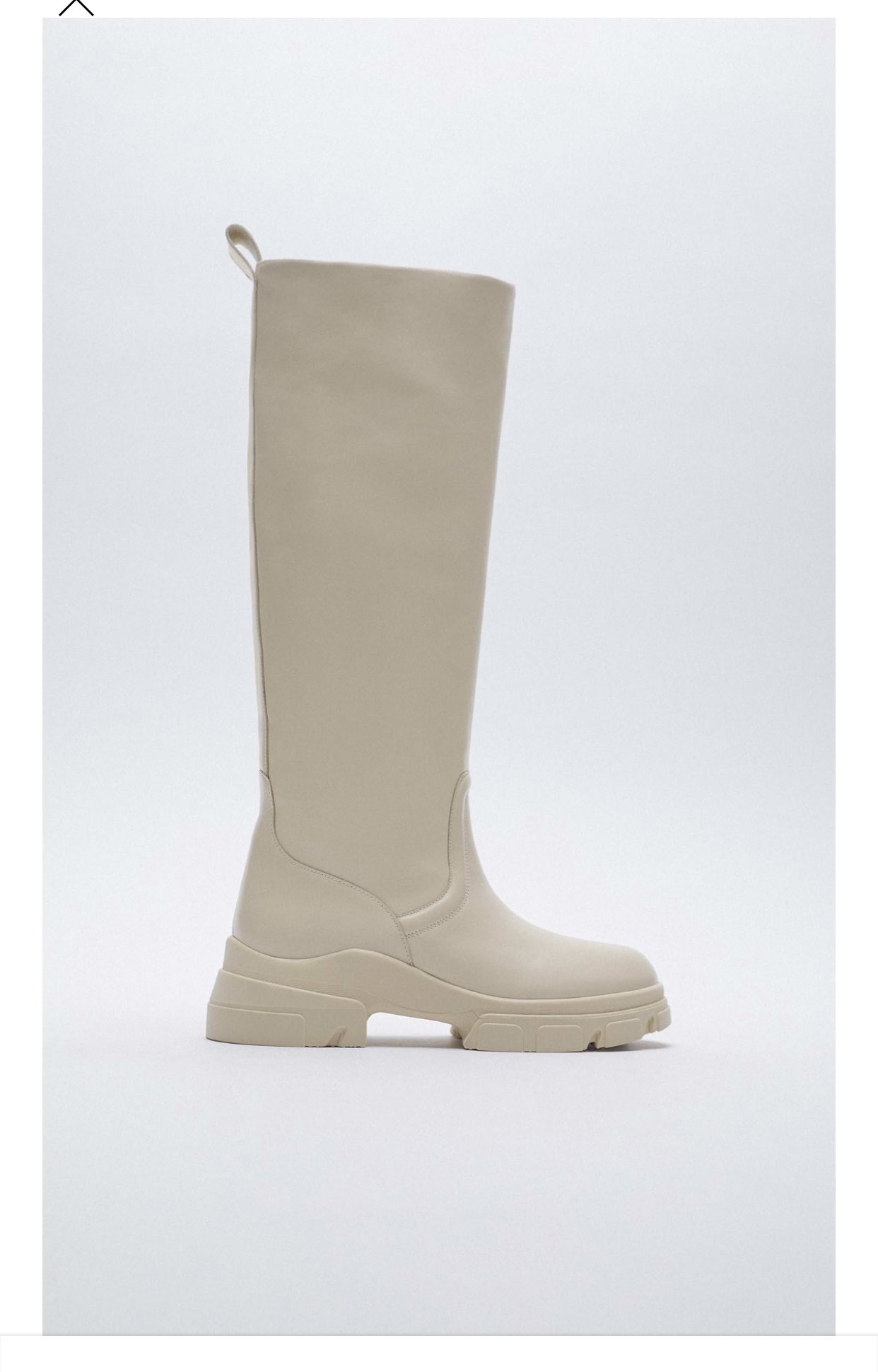 Bota hotsell branca zara