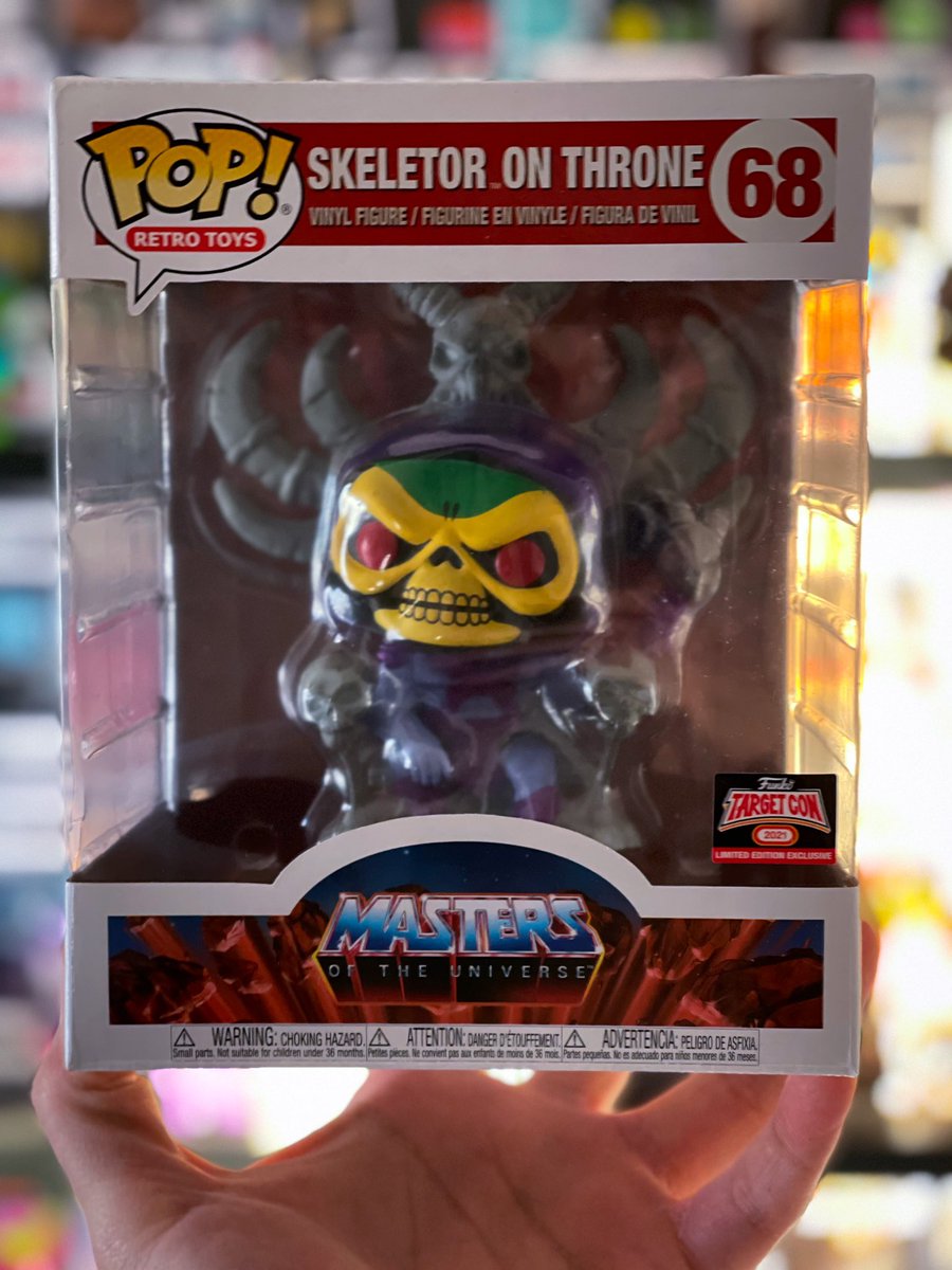 PPophunter's tweet photo. Mail Call!!!!!! ๐ฆ๐คฉ Received part of my ๐ฏ Con Pre orders!
Man this Skeletor on throne is absolutely FUEGO!!! ๐ฅ๐ฅ๐ฅ
So glad I was able to snatch him up during the preorder! #mastersoftheuniverse #skeletor #bullseye #targetcon2021 @OriginalFunko @Target @brianmariotti https://t.co/P5hTiptfJS